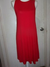 Vestido rojo para mujer Fanfare "Para fans que aman la moda" talla S (B10)