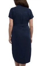 Vestido camisero Teddi Rose Tencel para mujer, azul marino, talla M elegante estilo elegante con clase
