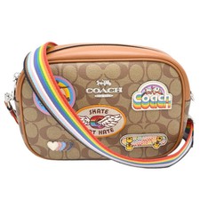 Coach Mujer Jamie Bolso para Cámara Bandolera Cartera Bolso Orgullo Colección Parches