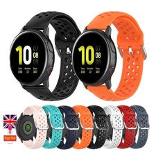 CORREA DE RELOJ DE GOMA SILICONA 18MM 20MM 22MM PARA RELOJ SAMSUNG VENDEDOR DEL REINO UNIDO
