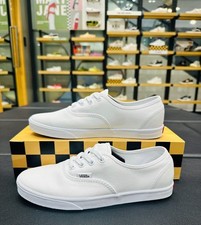 Vans Auténticas Zapatillas de Skate bajas profesionales Zapatos Blancos VN000D04WWW US 4-13