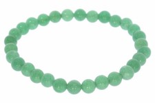 Aventurin grün Kugel Edelstein Stretch Armband 6mm - Größe wählbar 6S118