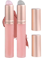 Cepillo de labios para lápiz labial, 2 piezas cepillos de labios de silicona, aplicador de maquillaje de labios belleza 