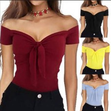 Sexy Camisa Para Mujer Moda Camisa Elegante Informal Camisa Corta Playa Fiesta Prenda para el torso LO ÚLTIMO