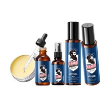 Juego de cuidado multifunción para bigote para hombres Set de cuidado hidratante para bigote no graso