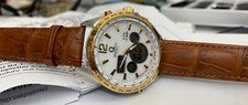 Quality time GPS Cuarzo Hora Universal Reloj Hombre Cronógrafo Acero Inox 80125