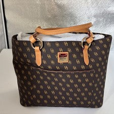Dooney & Bourke ~ Tammy ~ Bolso de Mano para Mujer, Grande - Marrón ~ Nuevo ~