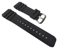 Casio correa de repuesto correa de reloj resina 22 mm negro para WVQ-142 WVQ-142E