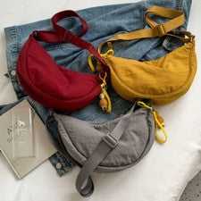 Unisex Bandolera Bolsos Ajustables Bandolera Bolso Albóndigas Hombro Cartera Moda