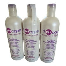 Tratamiento proteico de dos pasos por Aphogee cuidado serio y protección 16 fl oz -3 piezas