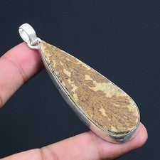 Colgante de joyería de plata 925 hecho a mano de piedras preciosas...