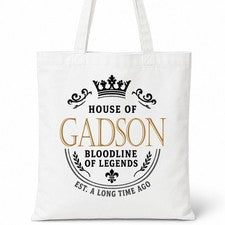 Bolso de Mano GADSON Casa del Apellido Algodón Idea de Regalo