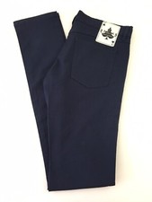 Pantalones HELLS BELLS Gibus Horror Para Hombre Talla 30 Calce Ajustado Azul Marino Estilo 5 Bolsillos