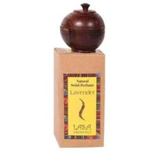 Lasa Aromatics Perfume Corporal Natural Lavanda Unisex Tarro de Madera Larga Duración 6g