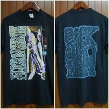 Camiseta negra años 90 Alice In Chains Sickman estilo retro álbumes años 90