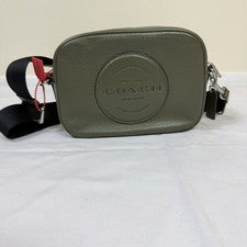 Bolso Bandolera de Hombro COACH C2828 Dempsey Cuero para Cámara Verde Militar