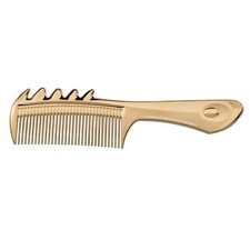 LOVECHROME K24GP Masajeador De Scalp Gua Sha Dorado Para Cuidado Facial Peine