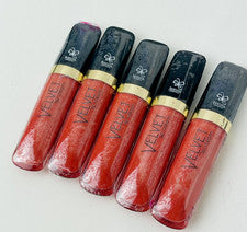 Lote de 5 Bonita Cosmetics Crema Labial Terciopelo, (Melocotón - Dulces Nada), Sellada NUEVA