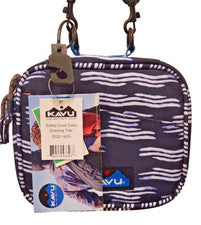 KAVU Safety Cove Estuche de Transporte Bandolera Acolchada Diseño MAREA NOCTURNA Electrónica Nuevo con Etiquetas