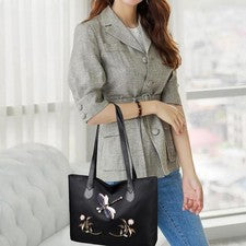 Bolso de hombro informal de tela Oxford de 1 pieza Bolso de compras para mujer