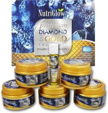 Kit facial NutriGlow platino, diamante y oro potencia de 3 (250 g) ENVÍO GRATUITO
