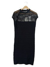 Vestido de encaje GUESS talla 40 negro elegante