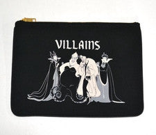 Bolso sin asas Coach Disney Villains grande con cremallera bolsa de muñeca de lona negro nuevo