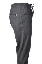 Pantalón Bresci Low Marca Casual Azul con tiro bajo y Slim Pierna Cónica Estilo