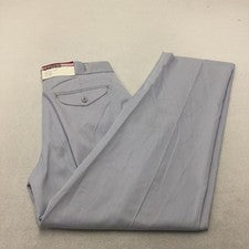 United Fashion Venta al por mayor Pantalones Para Hombre 32x30 Azul Plisado Vestido Pierna Recta