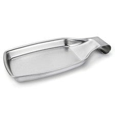 Soporte de cuchara de acero inoxidable grado 304 para utensilios de cocina 20,8 x 10,8 cm