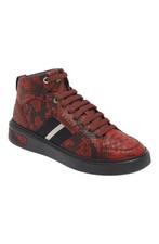 Zapatilla deportiva Bally Meson 6301301 para hombre de piel de serpiente en relieve precio de venta sugerido por el