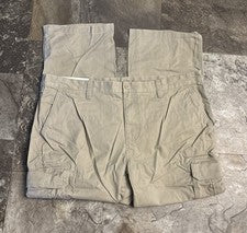 NUEVO CON ETIQUETAS SONOMA Life Style RELAXED FIT Pantalones cargo caqui 42x30 beige tostado Algodón NUEVO