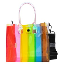 Mini Bandolera Pride Transparente - Rayas Arco Iris