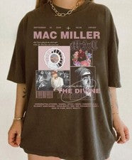 Camisa De Colección The Divine Femenine Mac Miller, Camisa Mac Miller Vintage, Unisex G