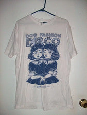 Camisa Blanca Perro Moda Disco Algodón Unisex S-5XL TR799
