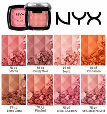 Rubor en polvo NYX Cosmetics 0,14 oz/4 g (9 tonos disponibles) (envío gratuito)
