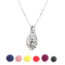 Teardrop Pendant Necklace Perfume Necklaces Essential Oil for Women