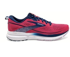 Brooks Trace 3 Zapatos Rosa Azul Mujer’s Talla 8 B Tenis 1204011B674 Nuevos