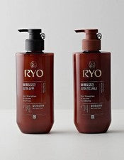 Champú Ryo Hair Strengthen & Volume 480 ml / Acondicionador 480 ml Vegano / RÁPIDO