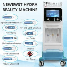 Máquina hidrodermoabrasión 9 en 1 Hydra Microdermabrasión Oxígeno Cuidado Facial de la Piel