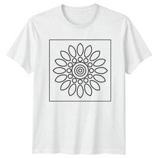 Camiseta Floral Estilo Mandala Damas Camiseta Gráfica Unisex Top