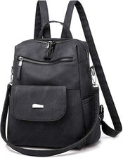 UBAYMAX Mochila de Cuero para Mujer, Pequeña Moda Damas Mochila Mochila Bolso para