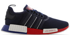 Zapatillas Adidas Originales NMD R1 NOCHES - AZUL MARINO/BLANCO/ROJO - UK 8 - FY1163