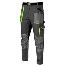 HQ Nuevos Pantalones Trabajo Estilo Combate Múltiples Bolsillos Pantalones de Carga Rodilla Gris-Verde