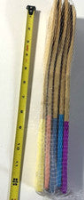 LOVE PAN 5 piezas utensilios de cocina de bambú cucharas de madera con asas de colores