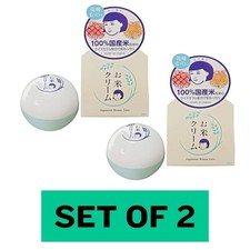 【Juego de 2】 ISHIZAWA KEANA NADESHIKO Crema Facial de Arroz 30g Cuidado de Poros Japón NUEVO