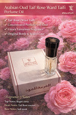Aceite de perfume Arabian Oud Taif Rose Ward Taifi 12 ml | Fragancia de lujo unisex