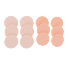 Contenedor de maquillaje de 12 piezas estuche de soplo de polvo de belleza contenedores sueltos