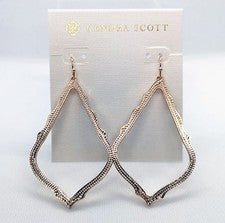 Nuevos pendientes colgantes Kendra Scott Sophee en oro rosa