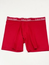 Calzoncillo boxer de microfibra para hombre Calvin Klein ropa interior color rojo estilo NP22140